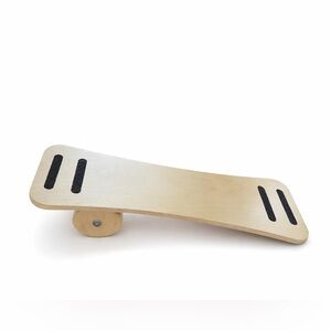 Wooden Balance Board with Black Strips